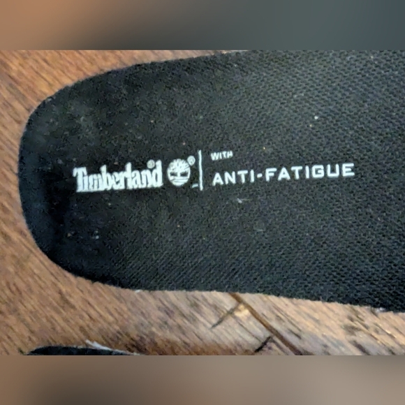 Leather Timberland Women's Black Wedge Boots Size 9.5 - Picture 5 of 10